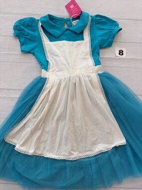 light blue alice in wonderland dress Light Blue Alice in wonderland Dress vintage light blue victorian dress main image 1